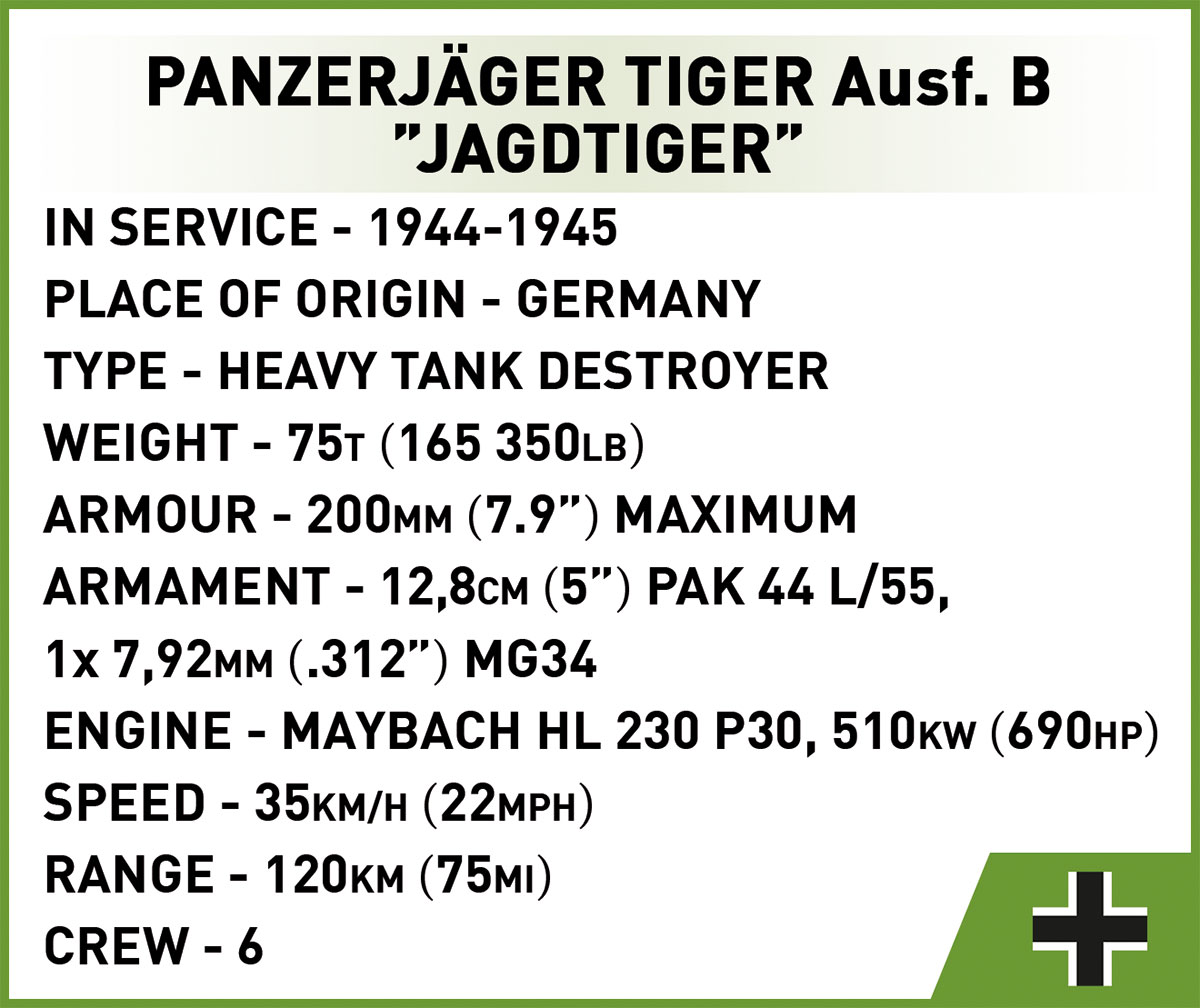 COBI Panzerjäger Tiger Ausf.B Jagdtiger – Bild 9