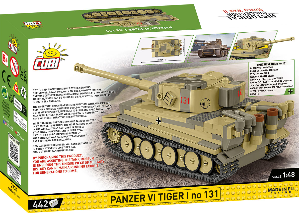COBI Panzer VI Tiger I Nr. 131 – Bild 2