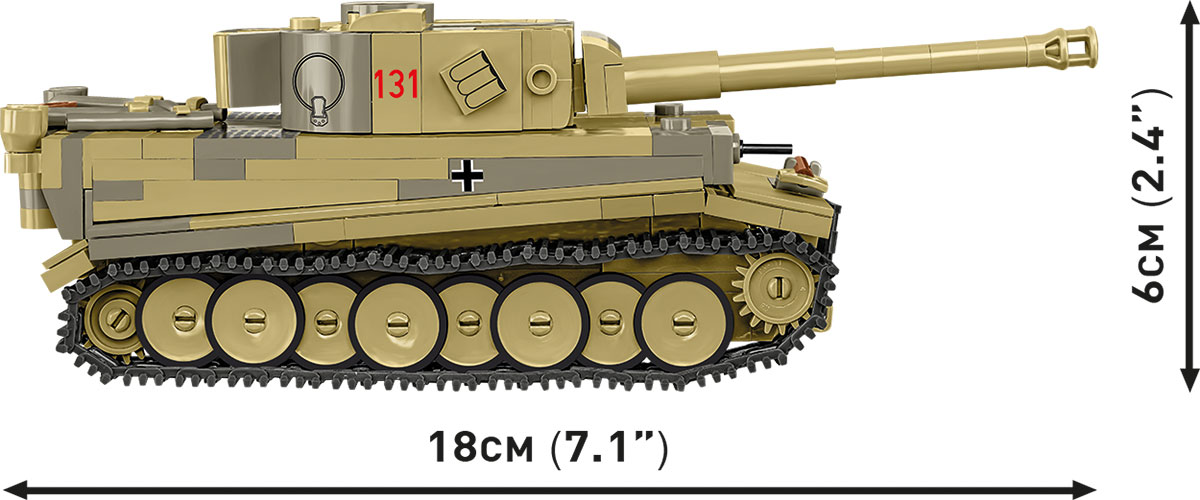 COBI Panzer VI Tiger I Nr. 131 – Bild 7