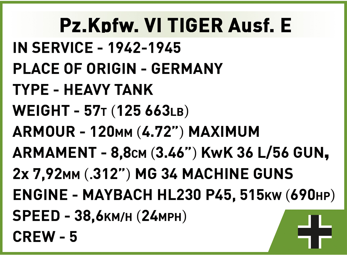 COBI Pz.Kpfw. VI Tiger Ausf.E – Bild 8