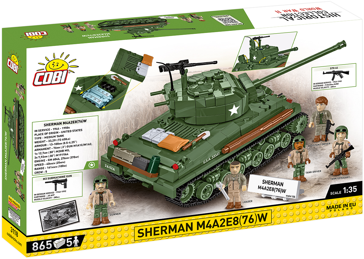 COBI Sherman M4A2E8(76)W – Bild 2