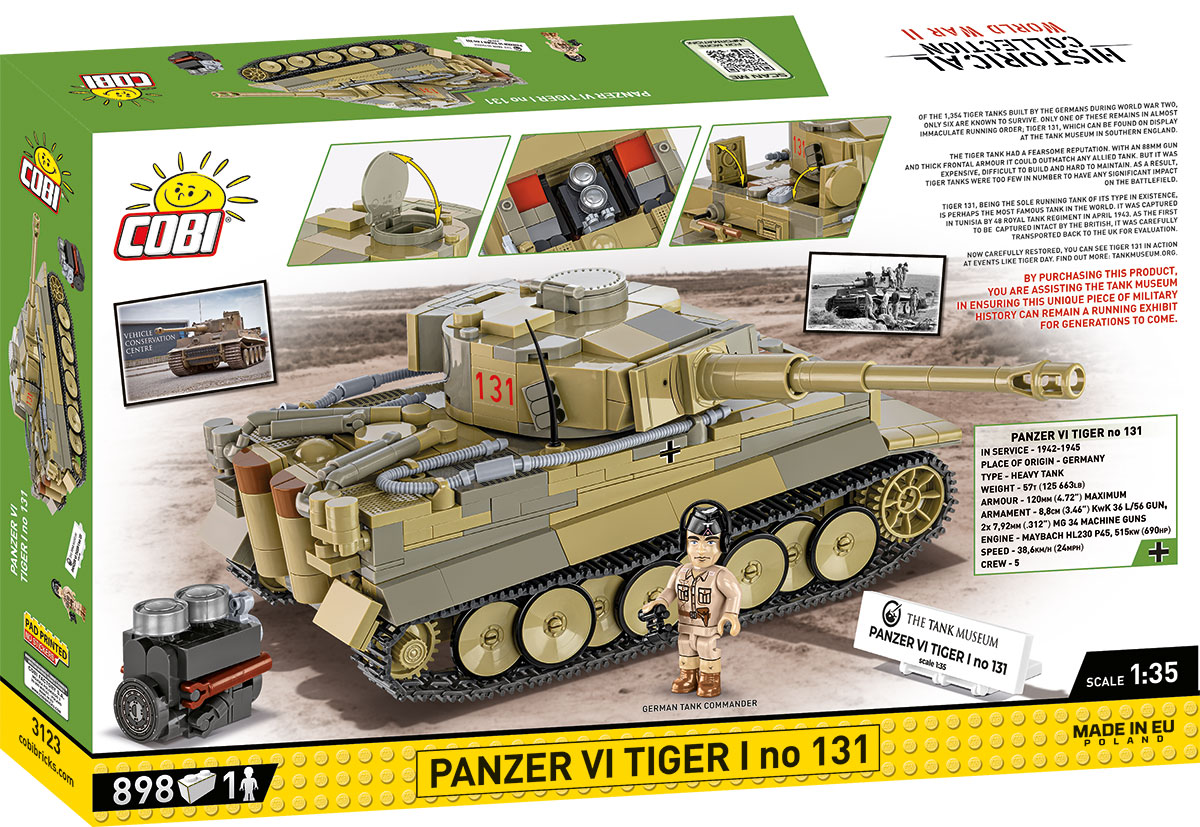COBI Panzer VI Tiger I Nr. 131 – Bild 2