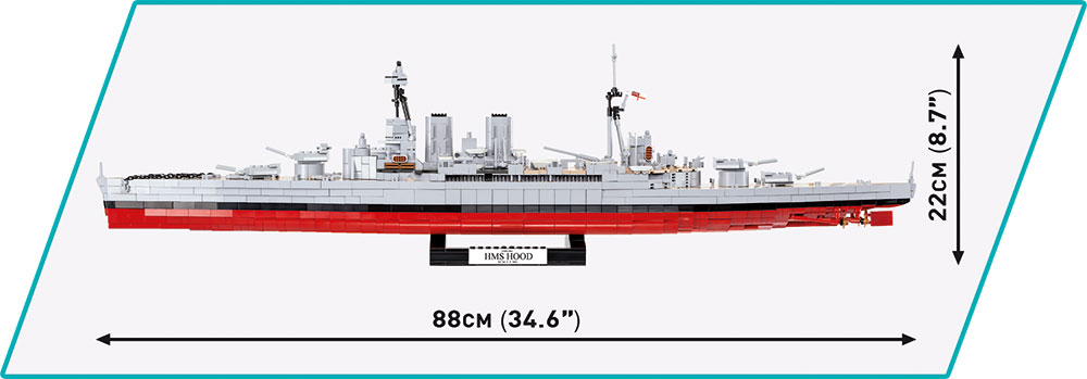 COBI HMS Hood – Bild 9