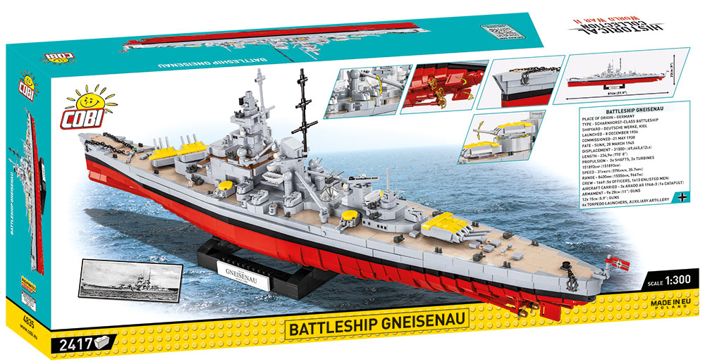 COBI Schlachtschiff Gneisenau – Bild 2