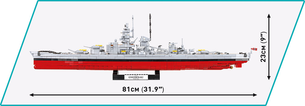 COBI Schlachtschiff Gneisenau – Bild 10