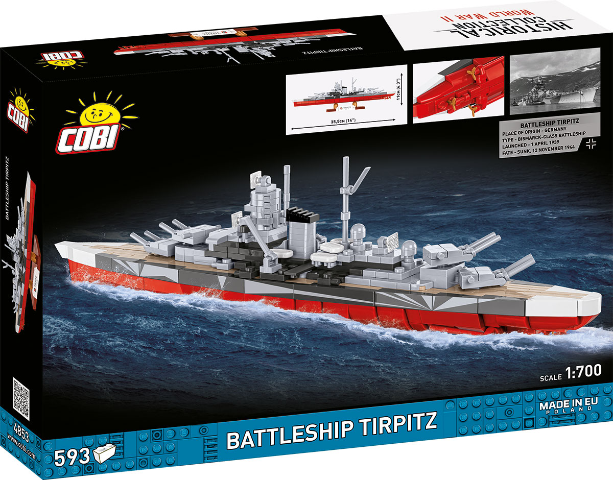 COBI Schlachtschiff Tirpitz 1:700 – Bild 2