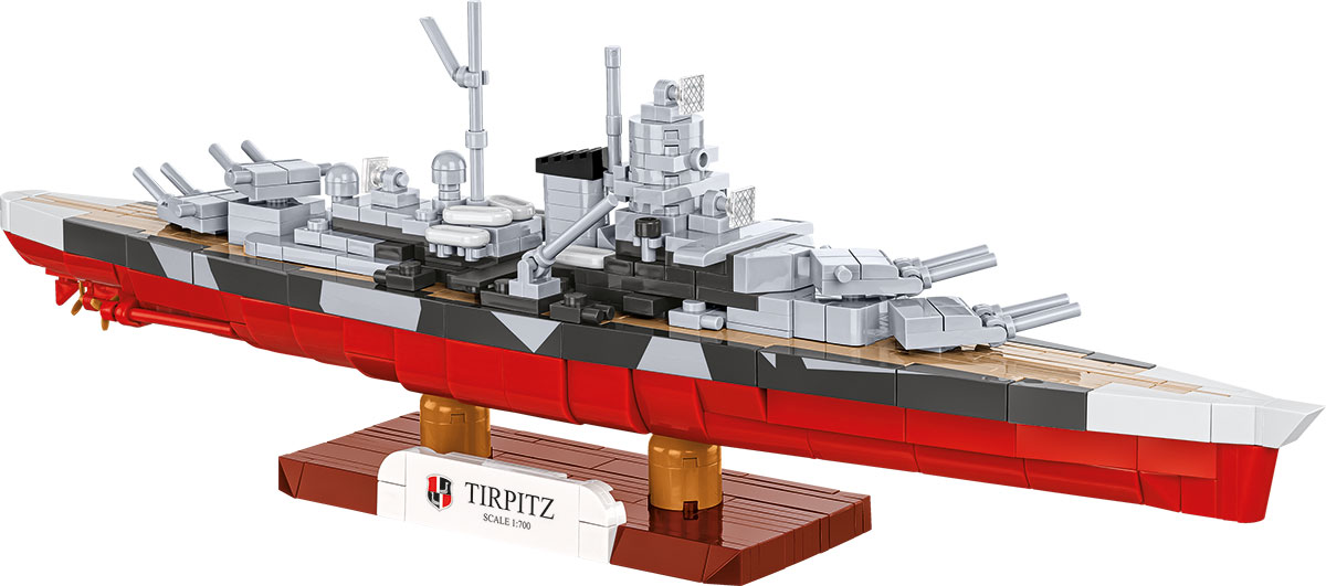 COBI Schlachtschiff Tirpitz 1:700 – Bild 4
