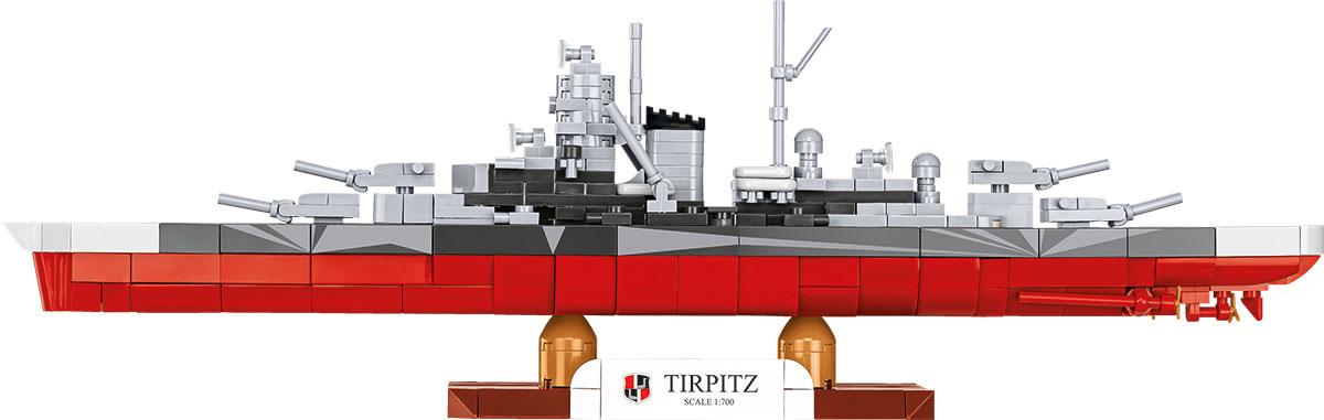 COBI Schlachtschiff Tirpitz 1:700 – Bild 5