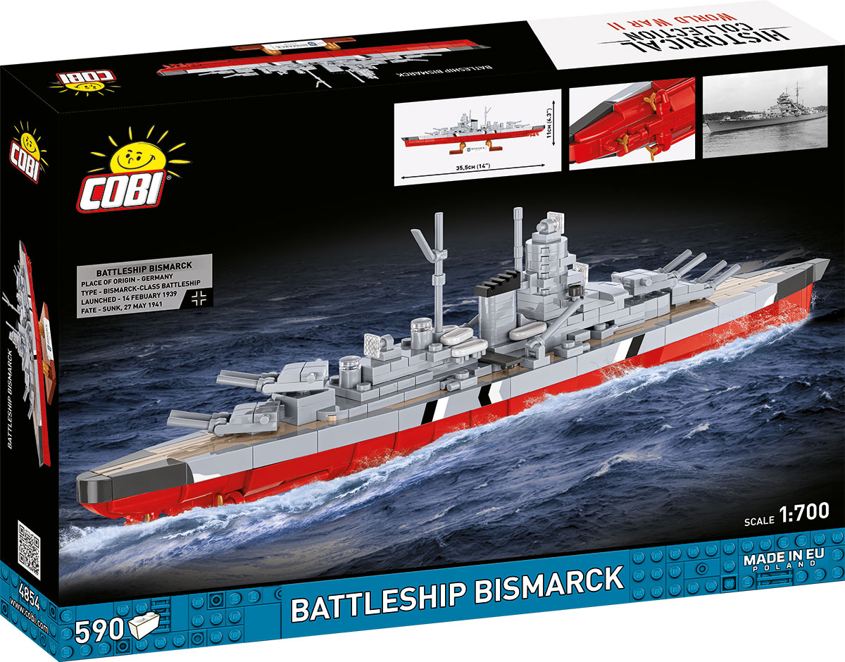 COBI Schlachtschiff Bismarck 1:700 – Bild 2