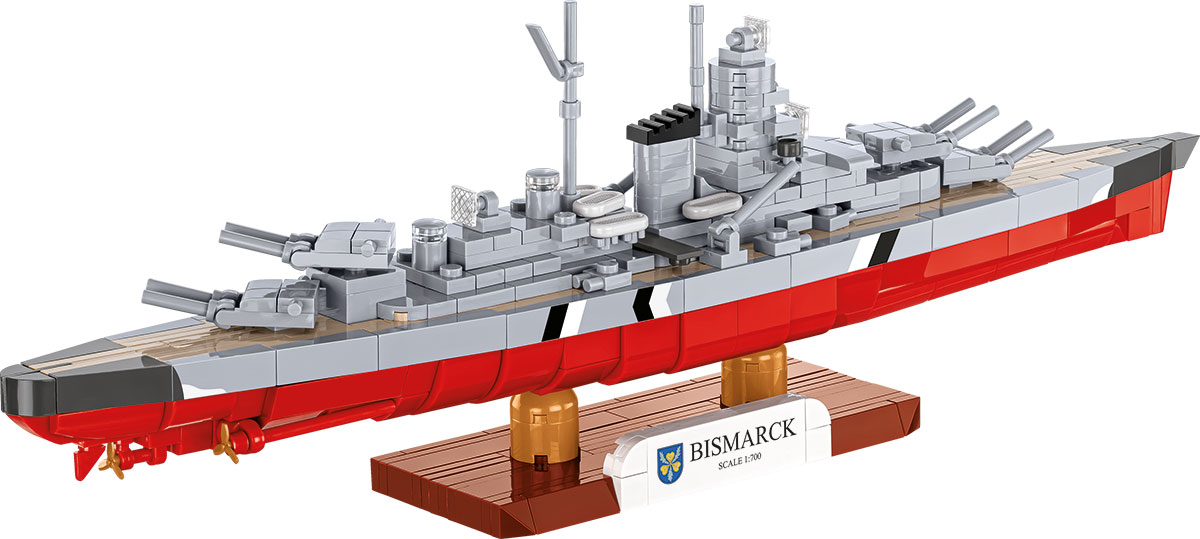 COBI Schlachtschiff Bismarck 1:700 – Bild 6