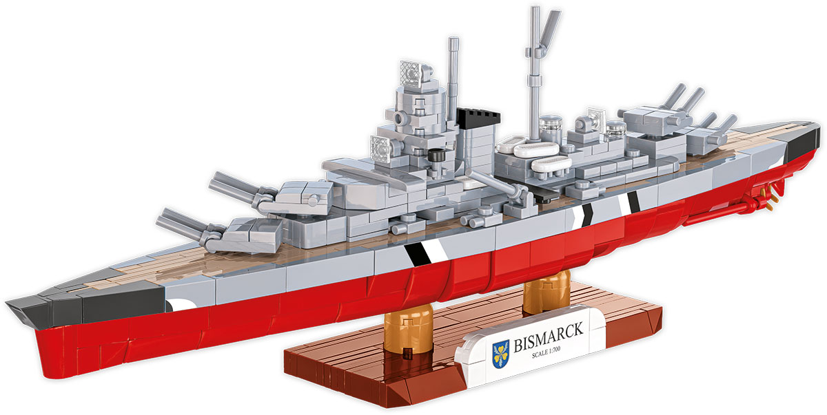 COBI Schlachtschiff Bismarck 1:700 – Bild 4