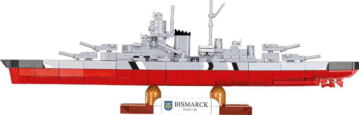 COBI Schlachtschiff Bismarck 1:700 – Bild 5
