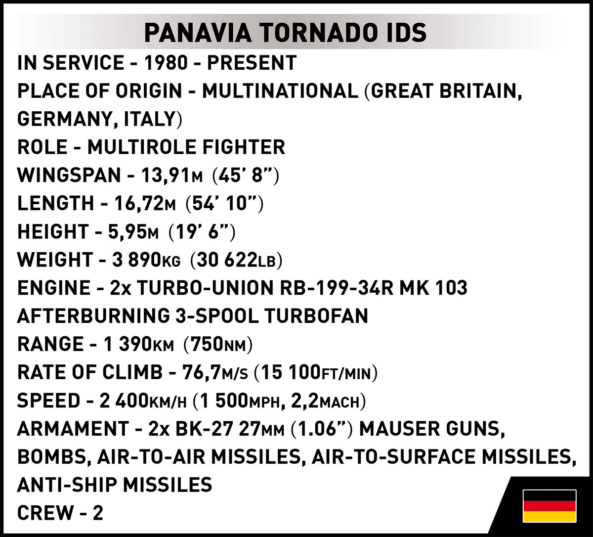 COBI Panavia Tornado IDS – Bild 13