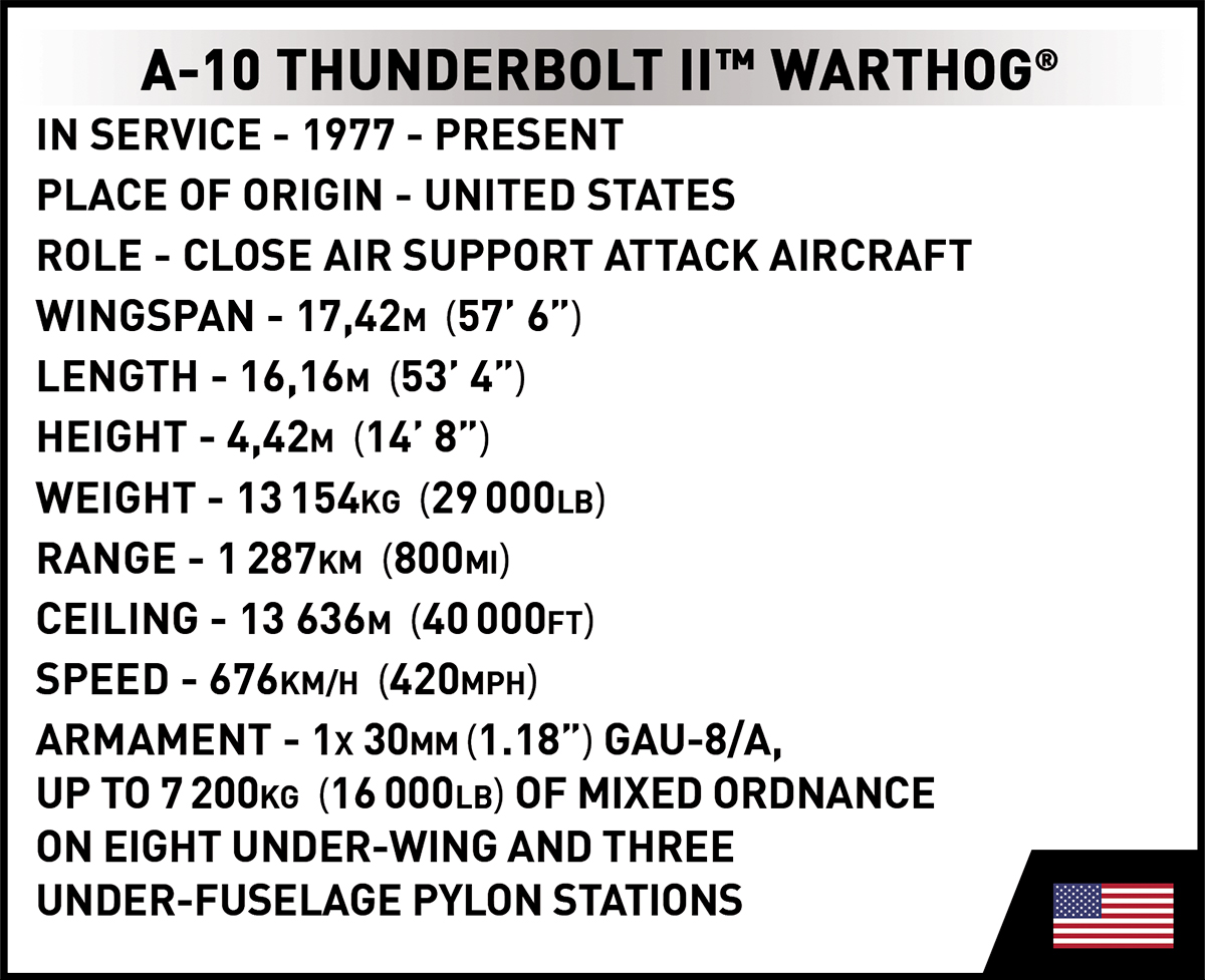 COBI A-10 THUNDERBOLT II™ WARTHOG® – Bild 13