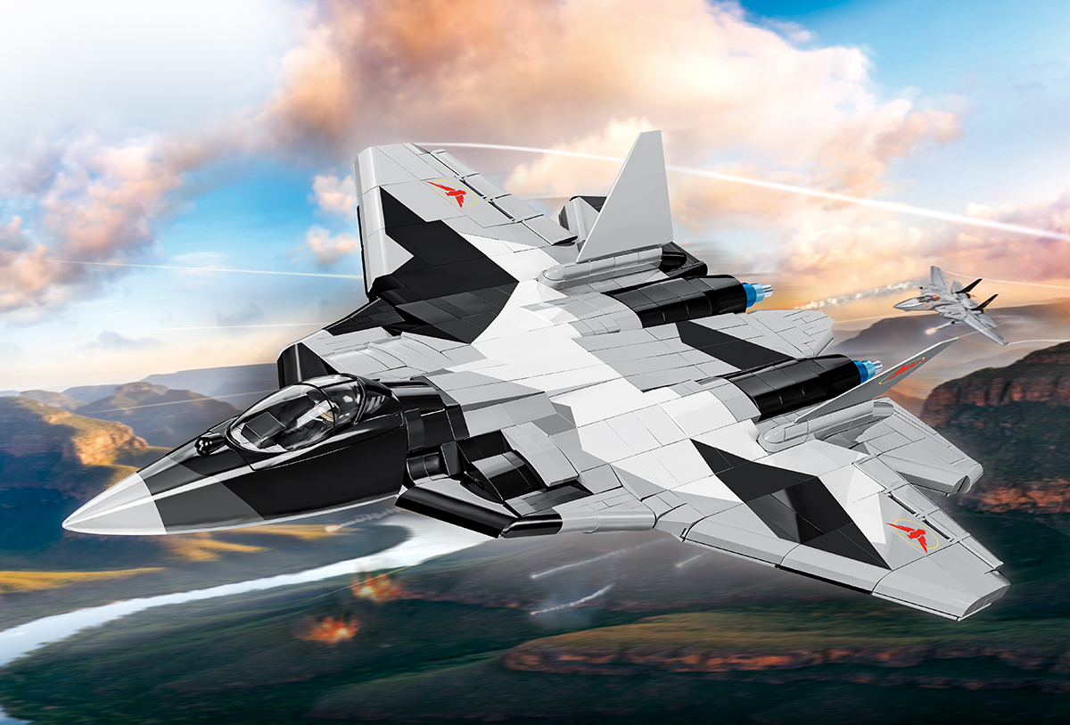 COBI Enemy Strike Jet - SU-57 Felon – Bild 3