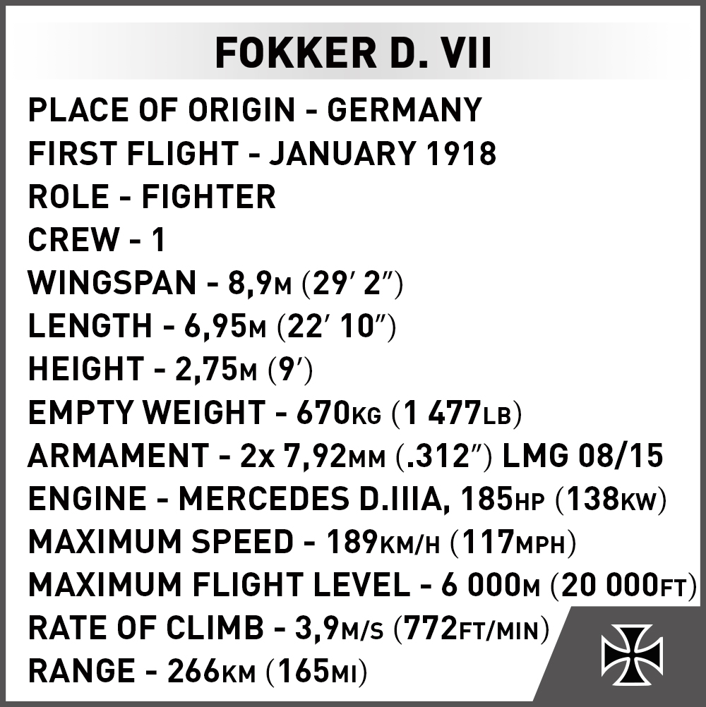 COBI Fokker D.VII – Bild 7