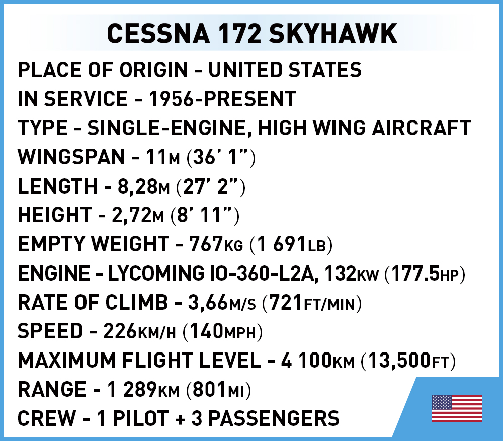 COBI Cessna 172 Skyhawk-Gelb – Bild 7