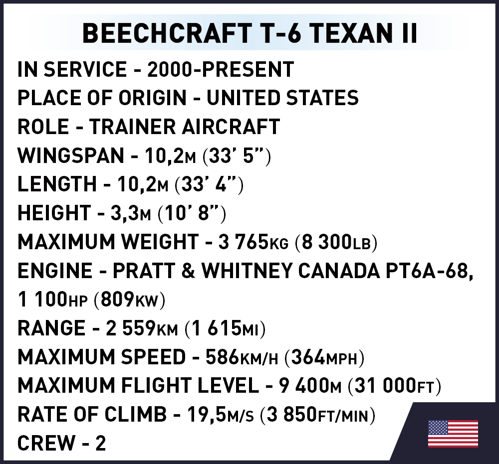 COBI Beechcraft T-6 Texan II – Bild 7