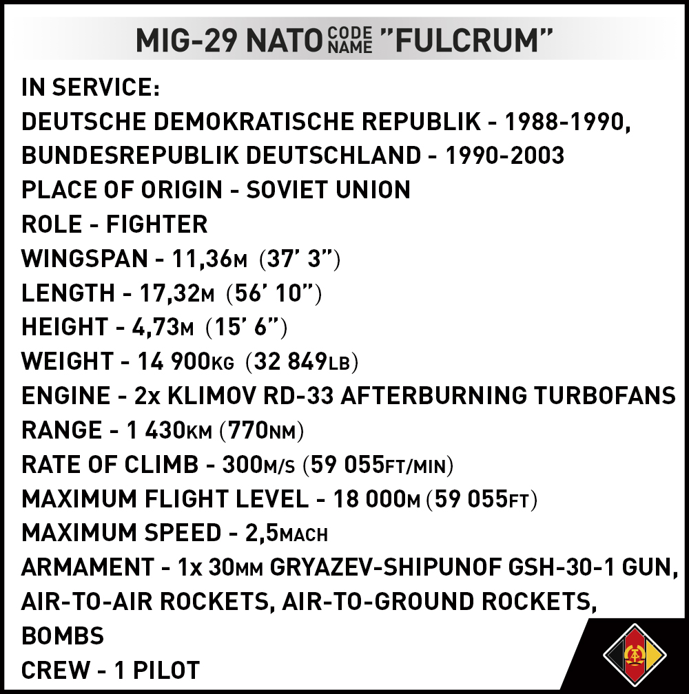 COBI MiG-29 (NVA) – Bild 10