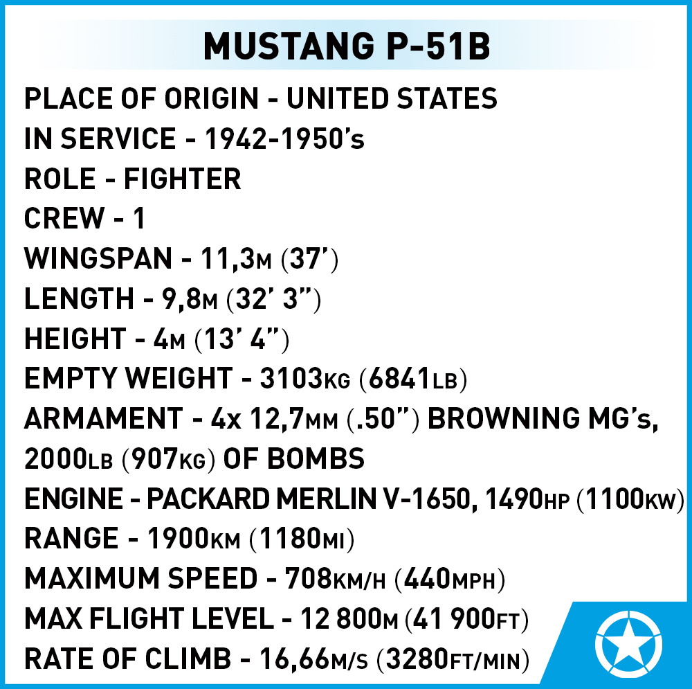 COBI Mustang P-51B – Bild 7