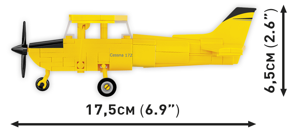 COBI Cessna 172 Skyhawk-Gelb – Bild 6
