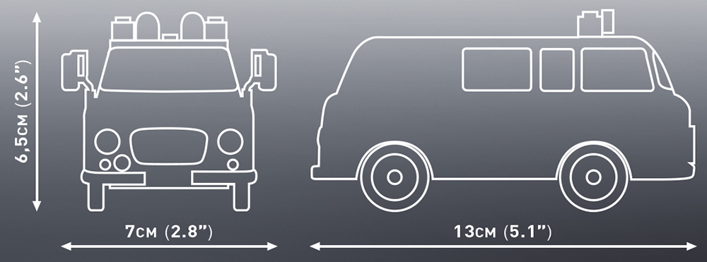 COBI Barkas B1000 Polizei – Bild 4