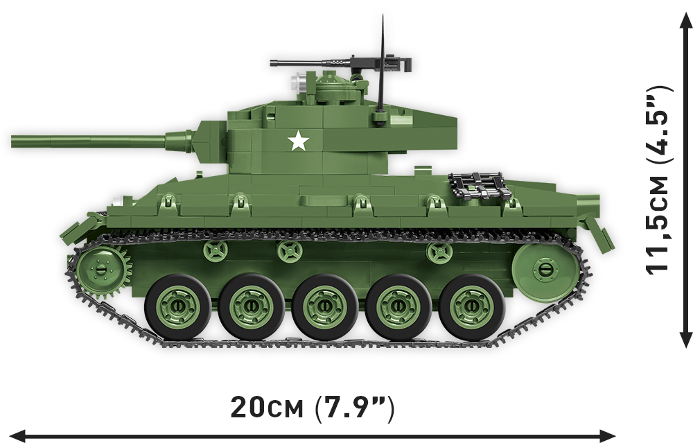 COBI M24 Chaffee – Bild 7