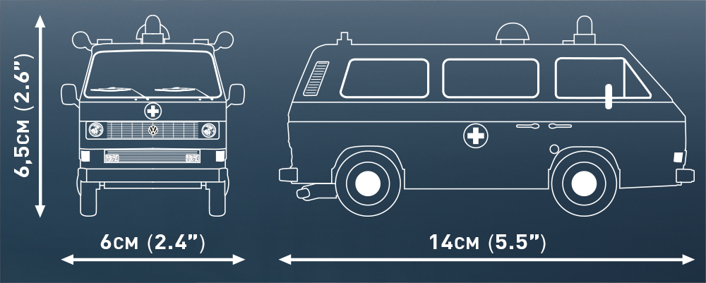 COBI Volkswagen T3 Krankenwagen – Bild 4