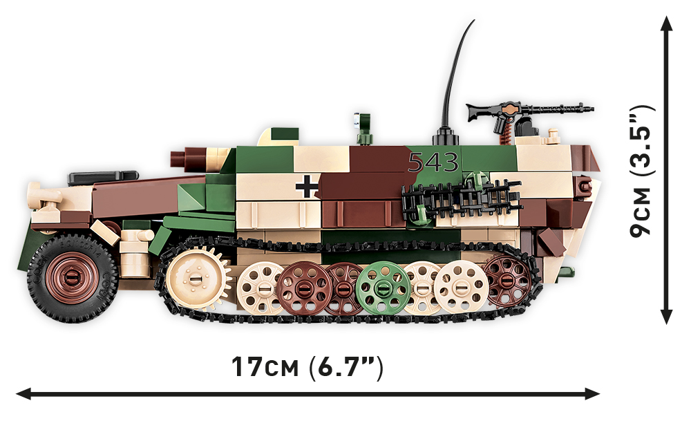 COBI Sd.Kfz. 251/9 Stummel – Bild 7