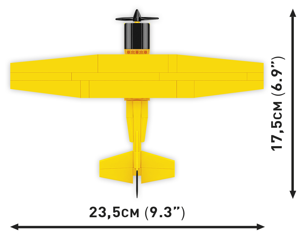 COBI Cessna 172 Skyhawk-Gelb – Bild 5