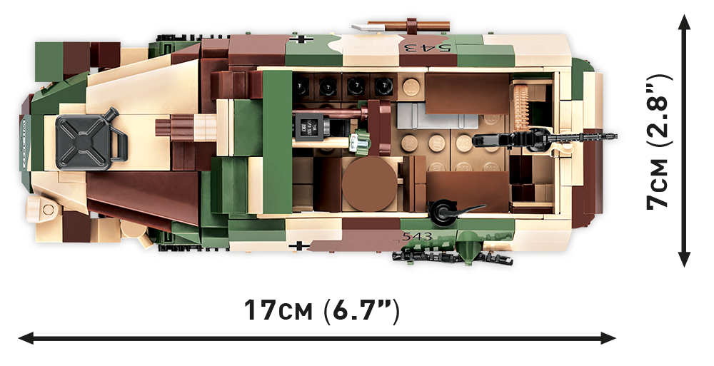 COBI Sd.Kfz. 251/9 Stummel – Bild 6