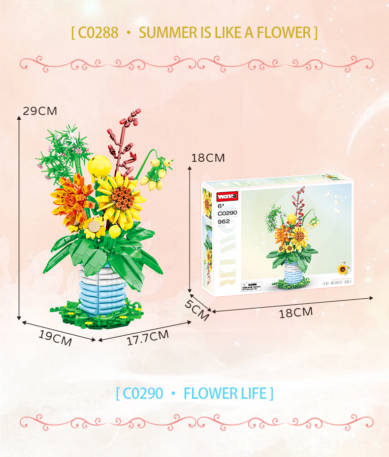 WOMA Sonnenblumen in einer Vase – Bild 3