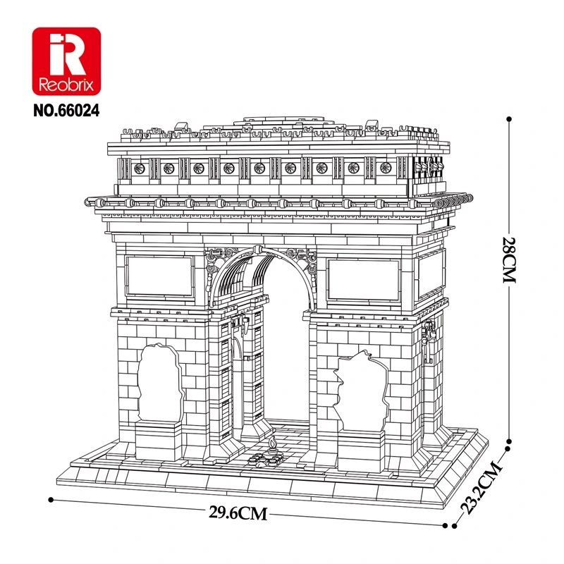 Reobrix 66024 Arc de Triomphe | XXL Klemmbaustein-Set – Bild 4
