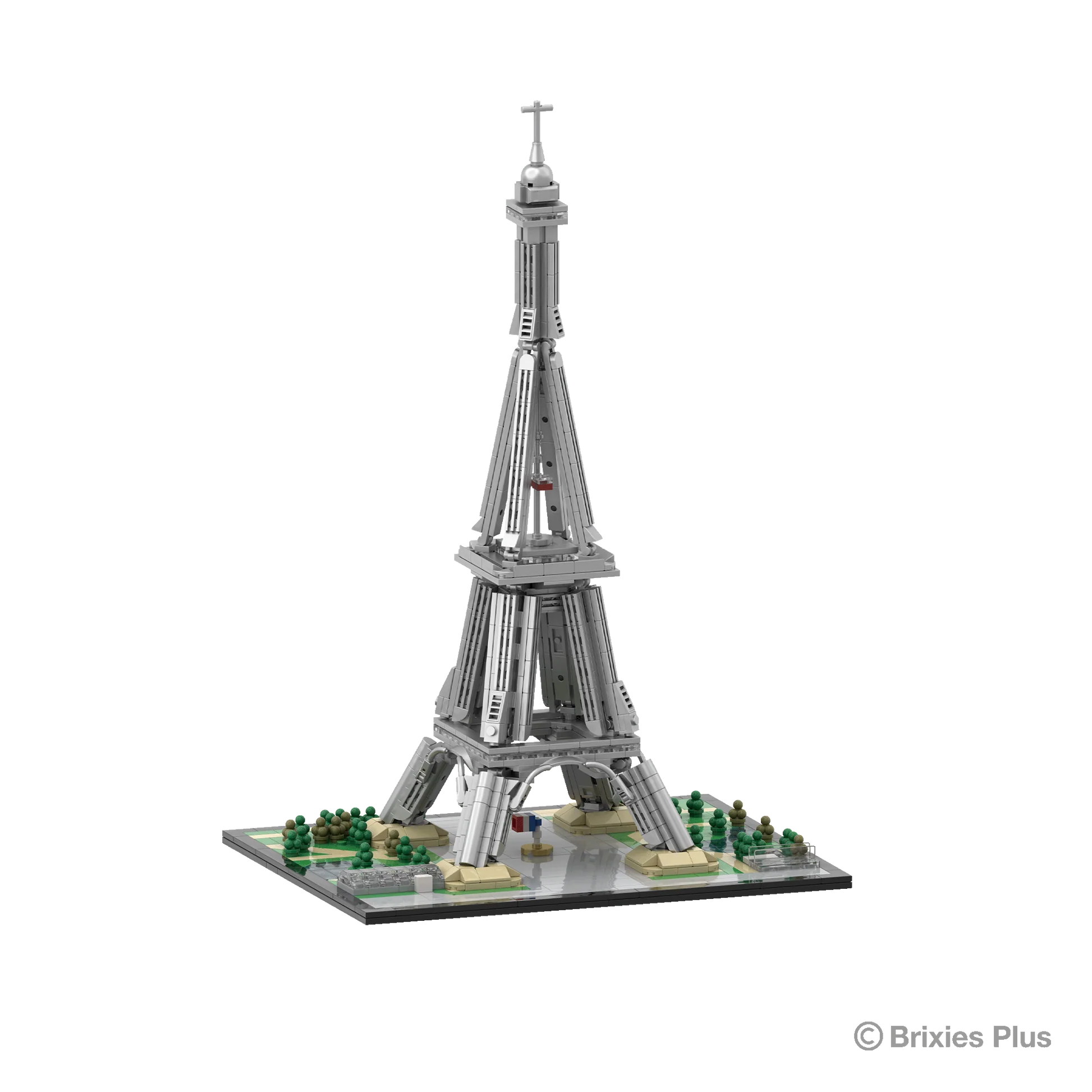 BRIXIES Plus Eiffelturm (Groß) – Das Pariser Wahrzeichen als faszinierendes 3D-Konstruktionsmodell – Bild 3