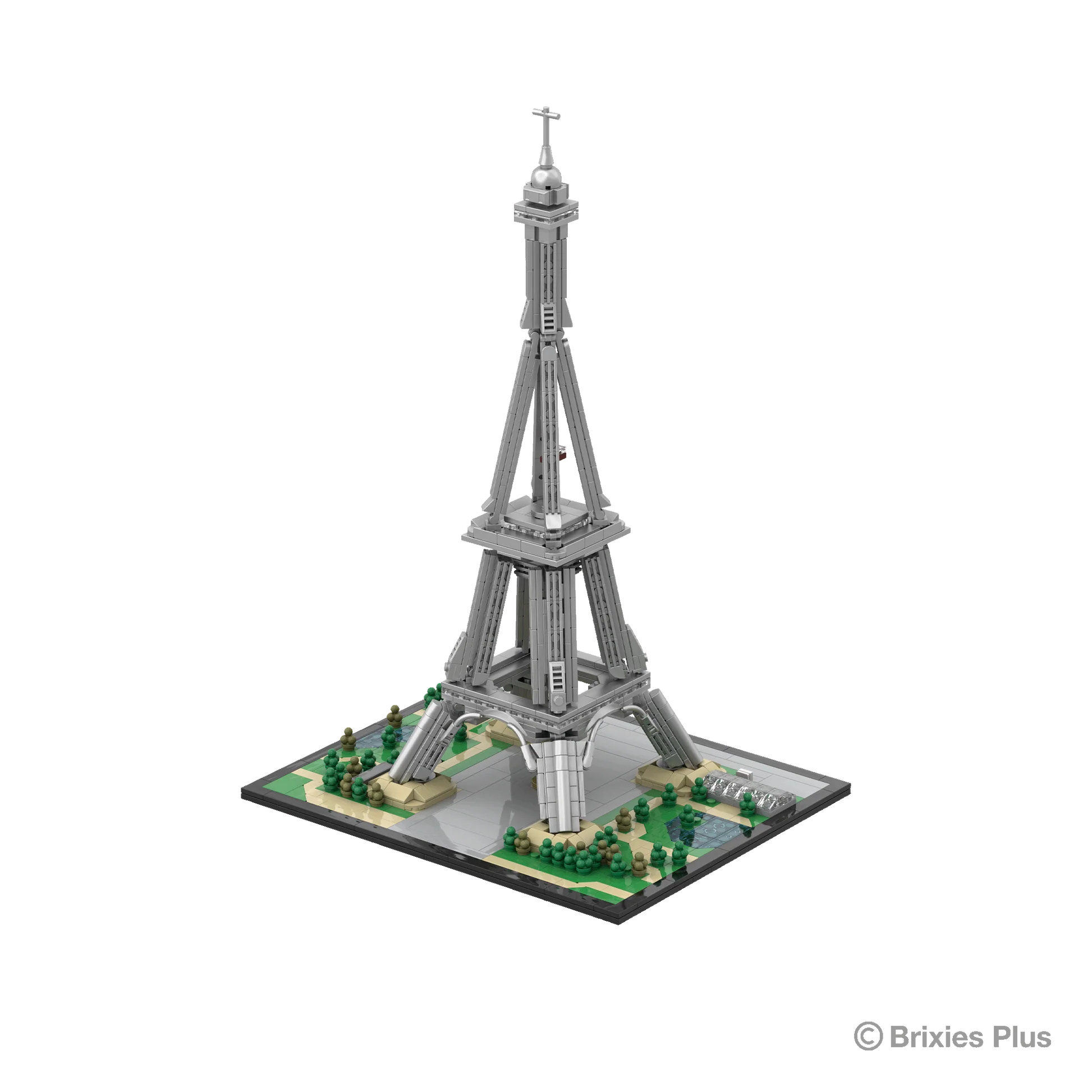BRIXIES Plus Eiffelturm (Groß) – Das Pariser Wahrzeichen als faszinierendes 3D-Konstruktionsmodell