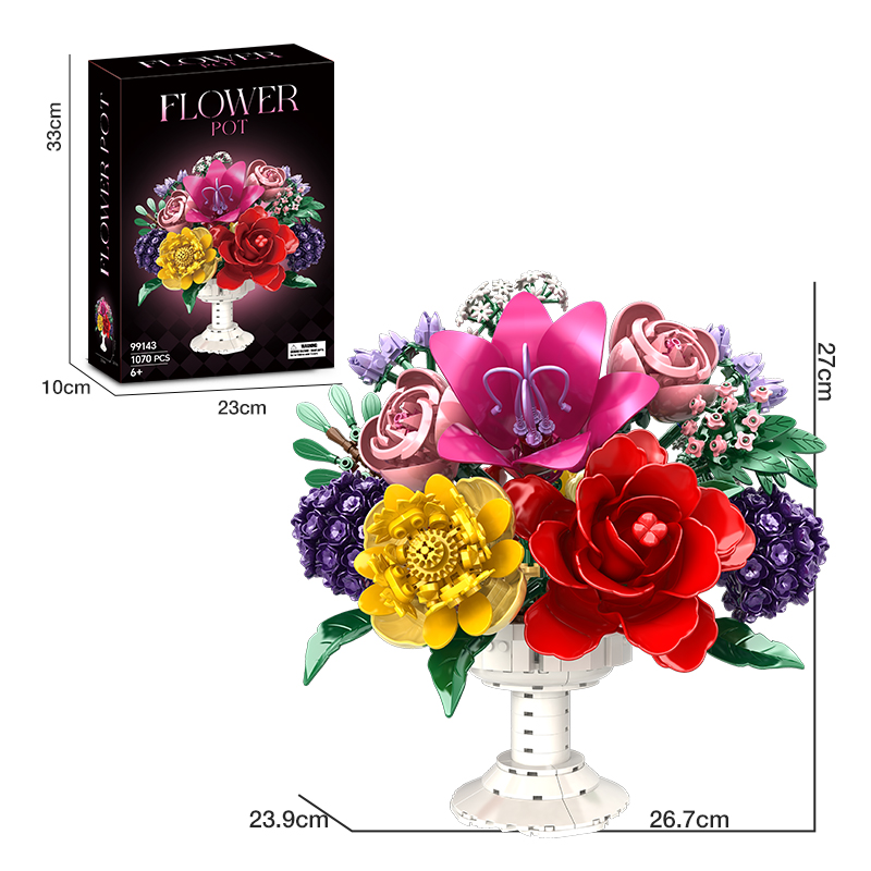 WOMA Blumenstrauß mit Vase – Bild 4