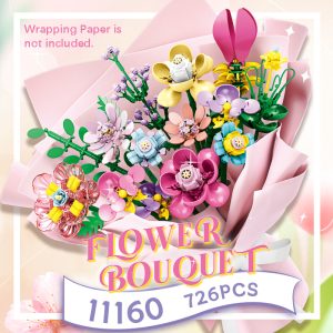WOMA farbenfroher Blumenstrauß mit 15 Blumen