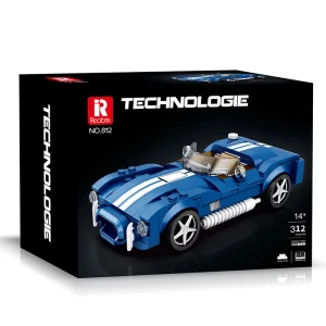 Reobrix 812 Offener Roadster Shelby Cobra S Stil 1:24 | 8 Noppen