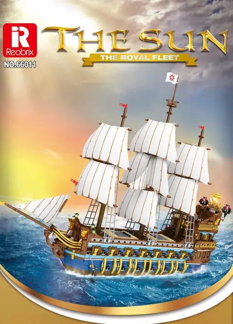 Reobrix Galeone The Sun | Historisches Segelschiff 2830 Teile