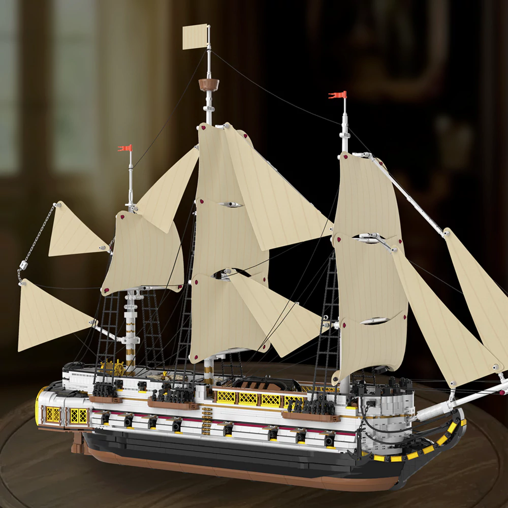Reobrix Endeavor Segelschiff | Premium Klemmbaustein Modell – Bild 6