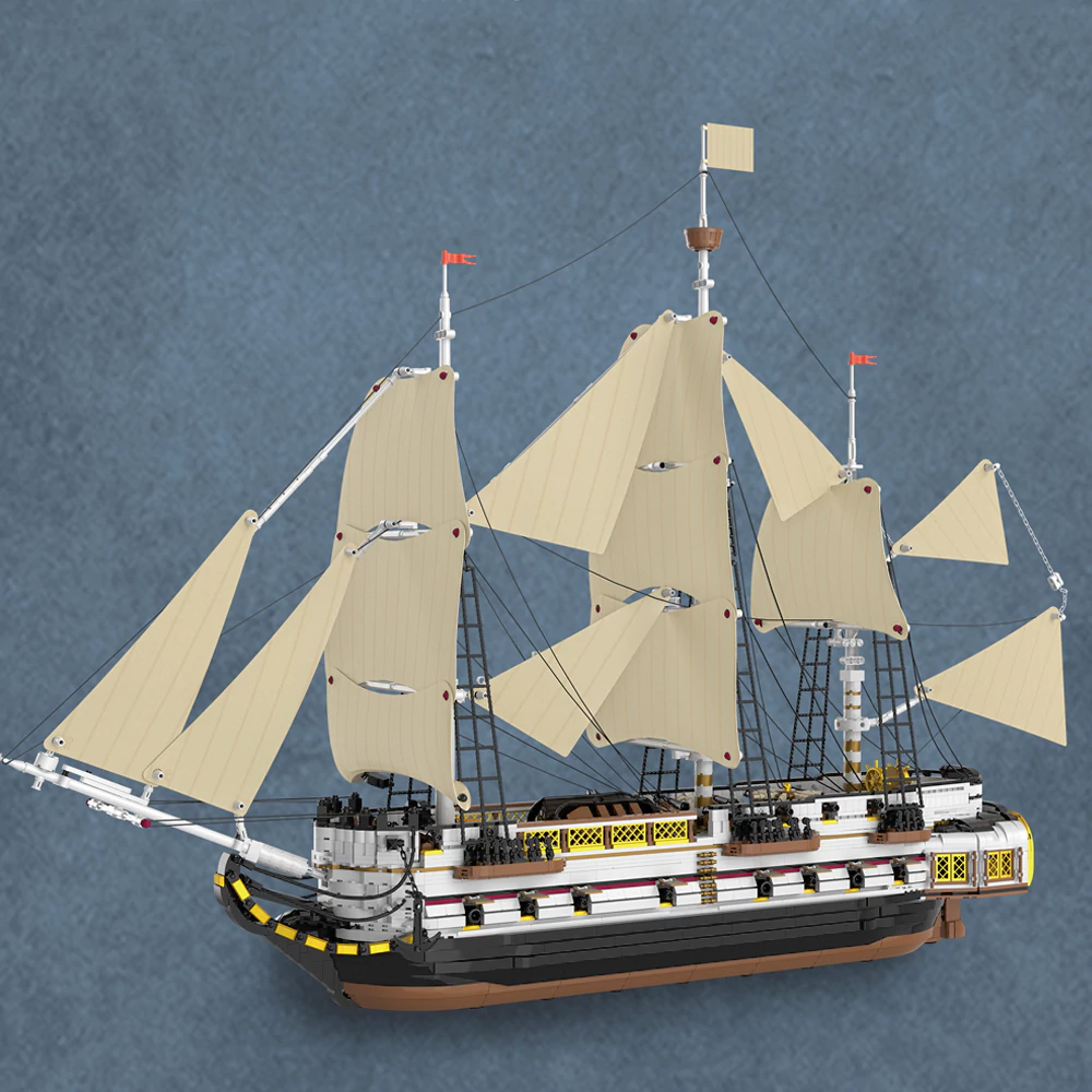 Reobrix Endeavor Segelschiff | Premium Klemmbaustein Modell – Bild 2