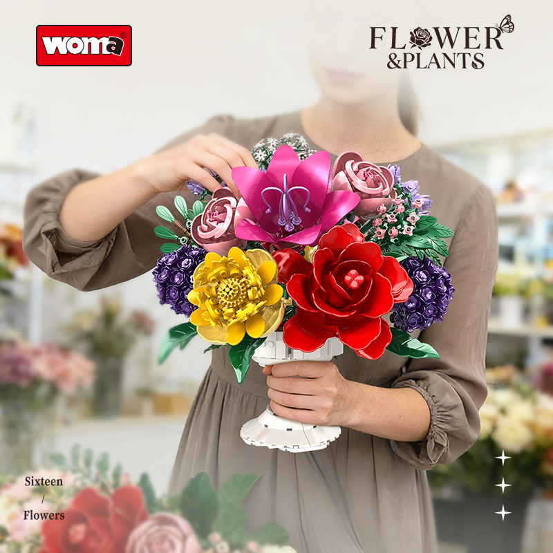 WOMA Blumenstrauß mit Vase – Bild 2