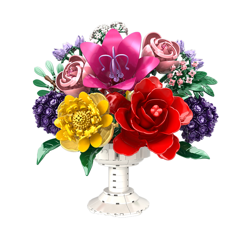 WOMA Blumenstrauß mit Vase – Bild 3