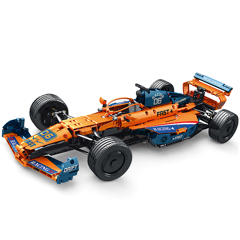 Reobrix 11006 Formula F1 Car Orange 1:8 | RC-Ready – Bild 2