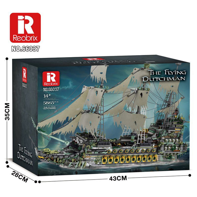 Reobrix 66037 The Flying Dutchman Piratenschiff XXL | 5503 Teile – Bild 5