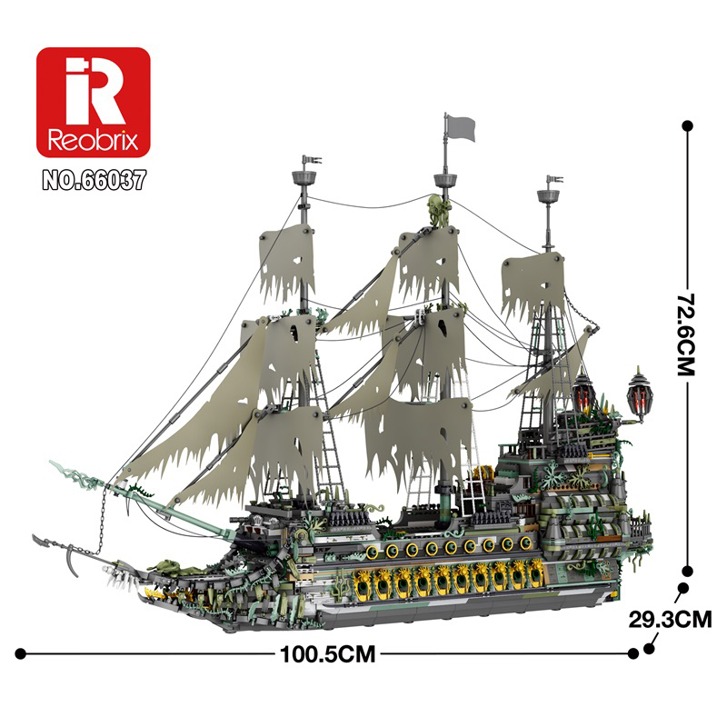 Reobrix 66037 The Flying Dutchman Piratenschiff XXL | 5503 Teile – Bild 4