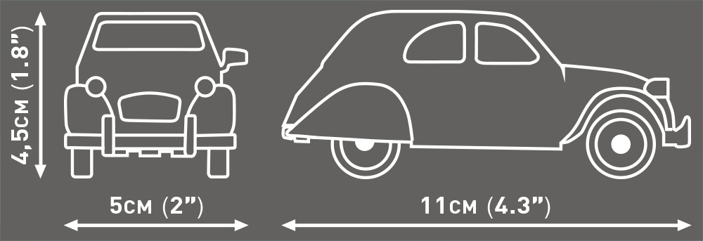 COBI 24511 Citroën® 2CV Type AZ | 82 Teile 1:35 – Bild 5