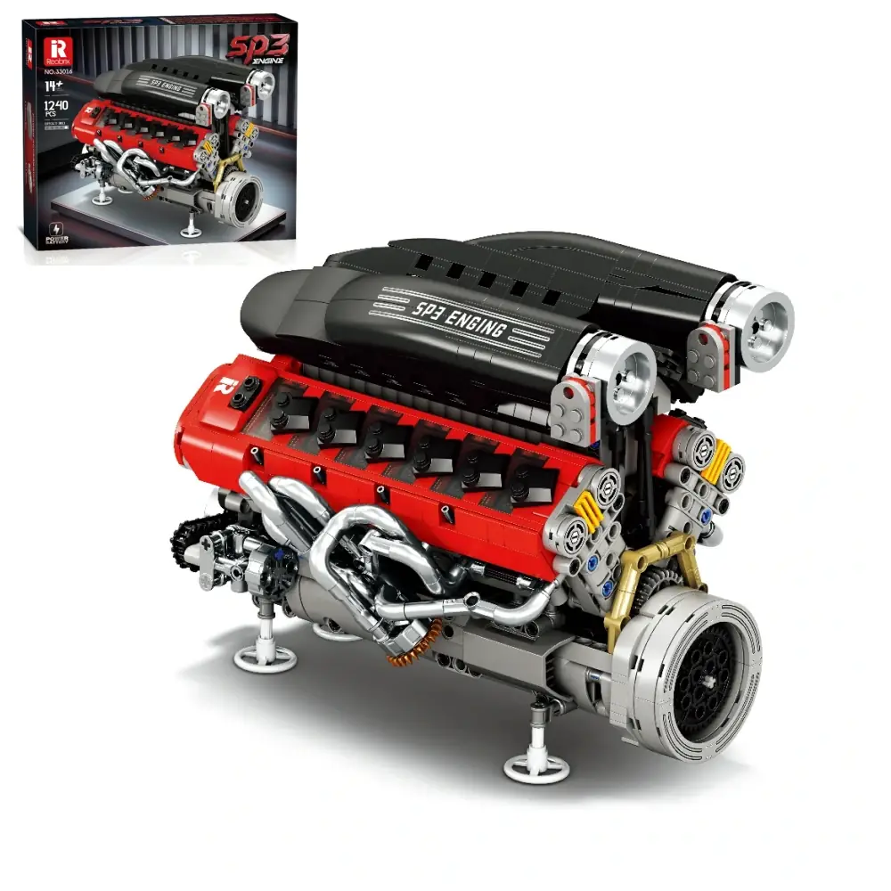 Reobrix 33016 SP3 ENGINE mit Motor | V12 Technik-Modell – Bild 4