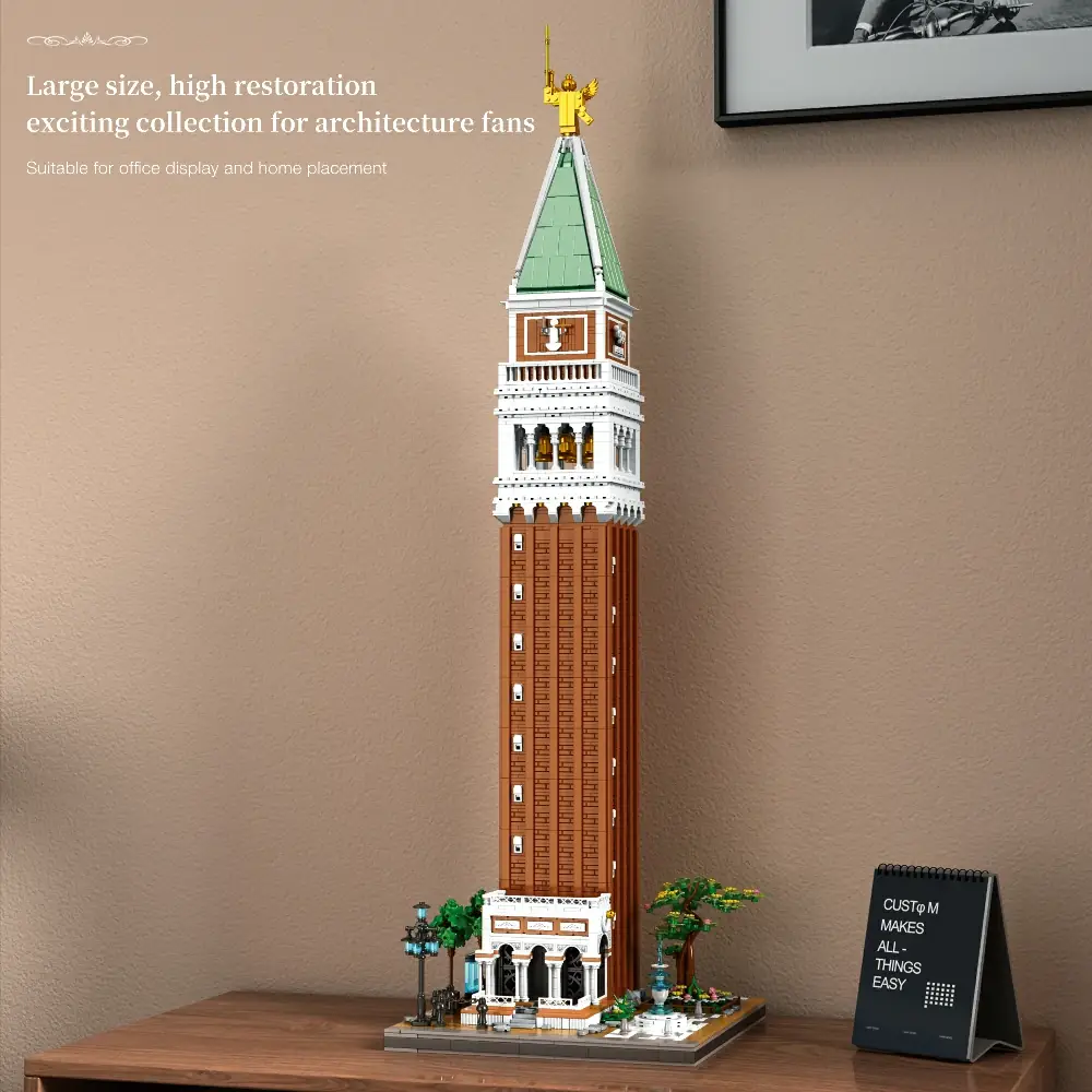 Reobrix 55013 Campanile di San Marco | XXL Klemmbaustein-Set – Bild 7