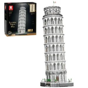 Reobrix 66025 Schiefer Turm von Pisa | XXL Klemmbaustein-Set